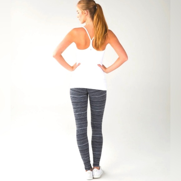 High times full length cyber stripe, dark grey - Lululemon - Picture 1 of 5